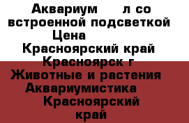 Аквариум 100 л со встроенной подсветкой › Цена ­ 4 950 - Красноярский край, Красноярск г. Животные и растения » Аквариумистика   . Красноярский край